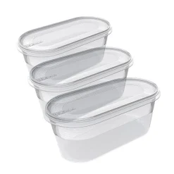 3 Boîtes pour frigidaire et congélateur 800 ml