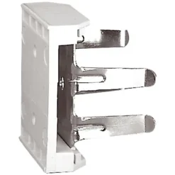 2 clips fixation plinthe sur pied, avec support ø28 mm