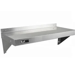 2 Etagères Murales en Inox KuKoo de 100cm x 30cm