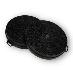 2 Filtres à Charbon pour Hotte Cooke & Lewis - 815001 - Diamètre : 210 mm