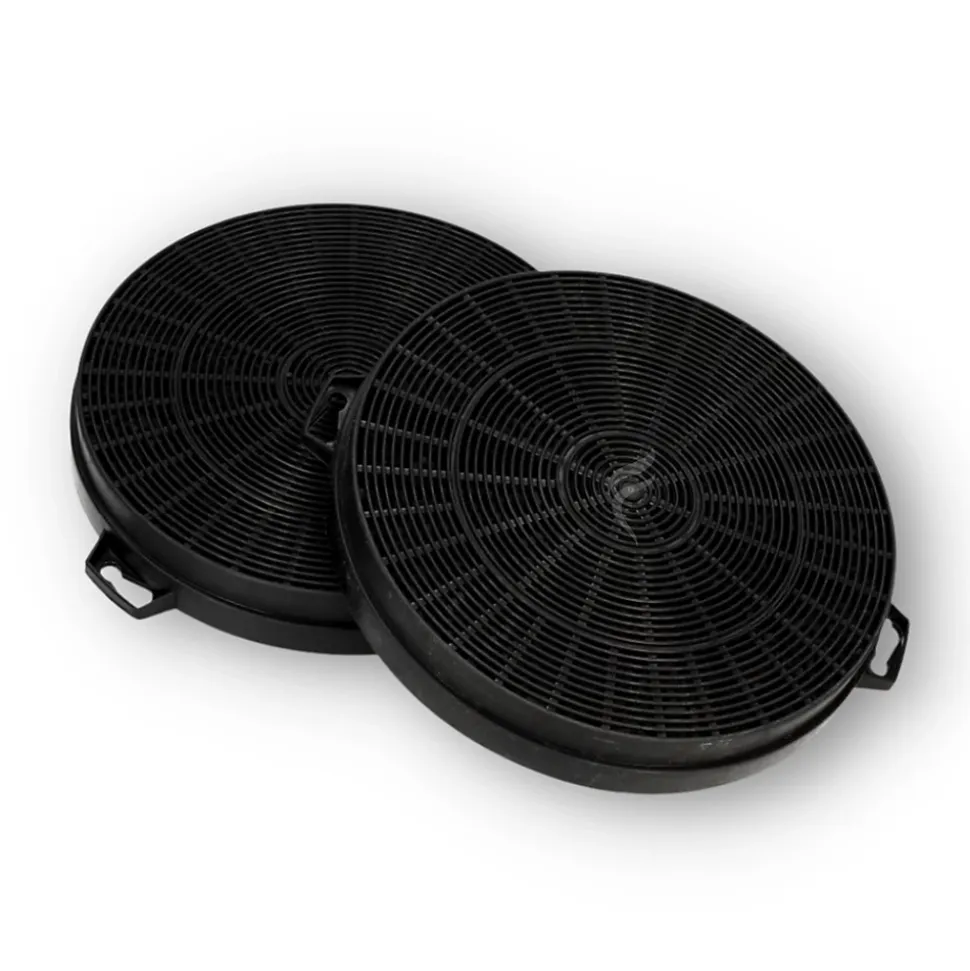 2 Filtres à Charbon pour Hotte Cooke & Lewis - 815001 - Diamètre : 210 mm