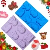 2 Moule à pâtisserie pour Père Noël