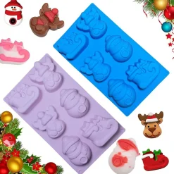 2 Moule à pâtisserie pour Père Noël