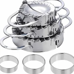 6 Moules Ravioli en Acier Inoxydable