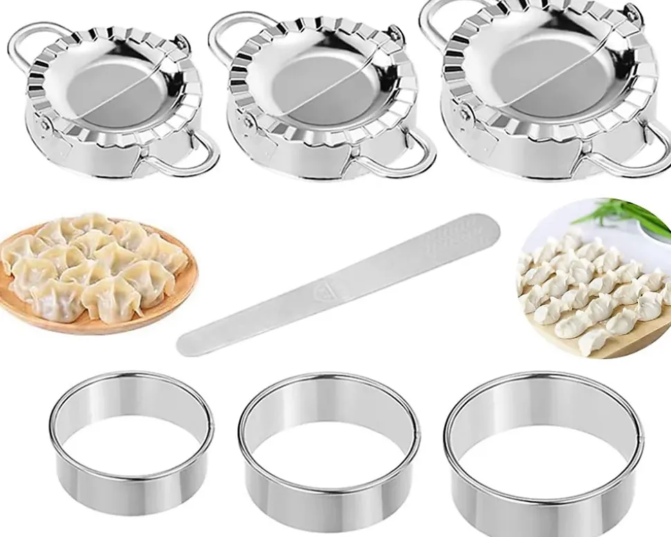 7 Moules Ravioli en Acier Inoxydable