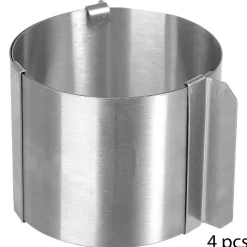 4 petits moules extensibles Inox - 5Five