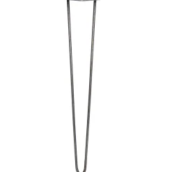 4 Pieds de Table en Epingle à Cheveux - 71cm - 2 Tiges - 10mm