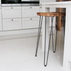 4 Pieds de Table en Epingle à Cheveux - 71cm - 2 Tiges - 10mm