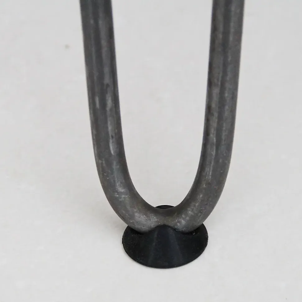 4 Pieds de Table en Epingle à Cheveux - 71cm - 2 Tiges - 12mm