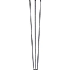 4 Pieds de Table en Epingle à Cheveux - 71cm - 3 Tiges - 12mm