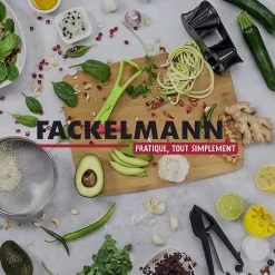 4 Planches à pizza et tarte flambée en bois 30 cm et Roulette à pizza en inox Fackelmann