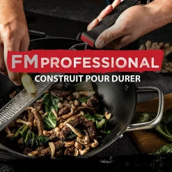 2 Plaques à pizza perforées en alu pour cuisson au four 30 et 33 cm FM Professional