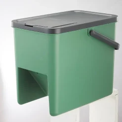 3 poubelle tri Sélectif BERGEN vert bleu jaune 3x20L