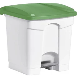 3 Poubelles à tri à pédale pour Sac 120 litres - Vert