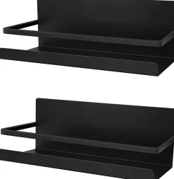 2 Étagère à Épices Magnétique noir
