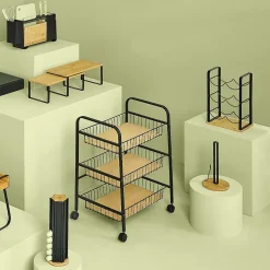 2 étagères gigognes en bambou Nera - 5Five