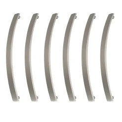 6 Un. poignées de meuble en acier inox mat de cuisine tiroir armoire - entraxe 160MM