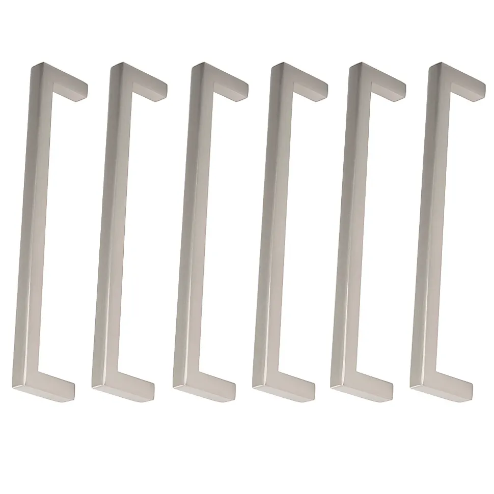 6 Un. poignées de meuble en 128MM inox mat cuisine tiroir armoire