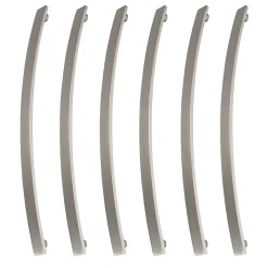 6 Un. poignées de meuble en acier inox mat de cuisine tiroir armoire - entraxe 224MM