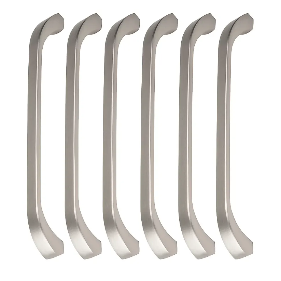 6 Un. poignées de meuble en 160MM inox mat cuisine porte tiroir armoire