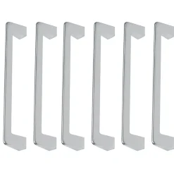 6 Un. poignées de meuble en 160MM chromé mat cuisine porte tiroir armoire