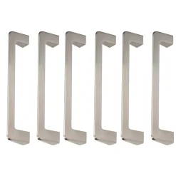 6 Un. poignées de meuble en 128MM inox mat cuisine porte tiroir armoire