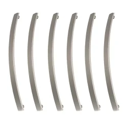 6 Un. poignées de meuble en acier inox mat de cuisine tiroir armoire - entraxe 192MM