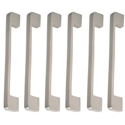 6 Un. poignées de meuble en 192MM inox mat cuisine tiroir armoire