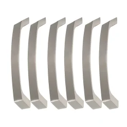 6 Un. poignées de meuble en 128MM inox mat cuisine porte tiroir armoire