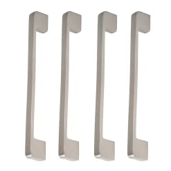 4 Un. poignées de meuble en 224MM inox mat cuisine tiroir armoire