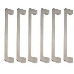 6 Un. poignées de meuble en 160MM inox mat cuisine porte tiroir armoire