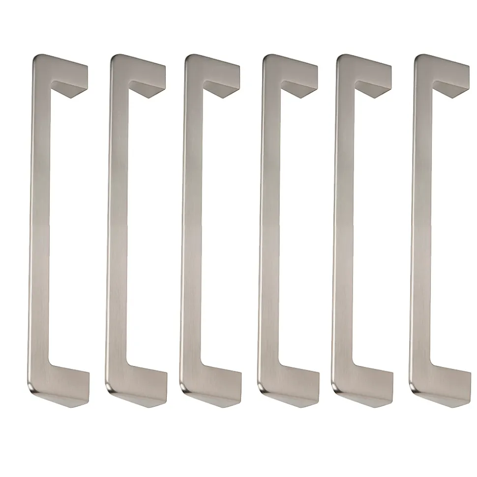 6 Un. poignées de meuble en 160MM inox mat cuisine porte tiroir armoire