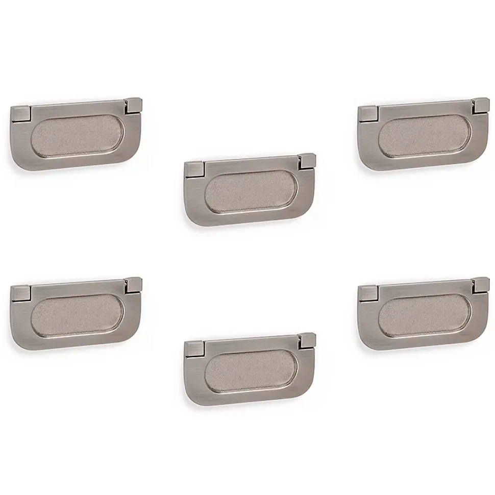6 Un.poignées de meuble en 64MM inox mat pour tiroir armoire