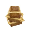 3 x Paniers Coulissants en Osier 400 mm
