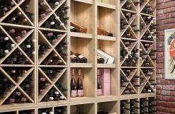 Accessoire croix en pin pour étagères modulaires Dinamic 32,5x32,5x33 cm