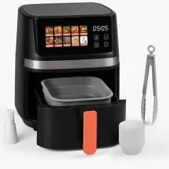 Accessoires friteuse sans huile Livoo MEN428 moule pliable 5 L 12 moules gris