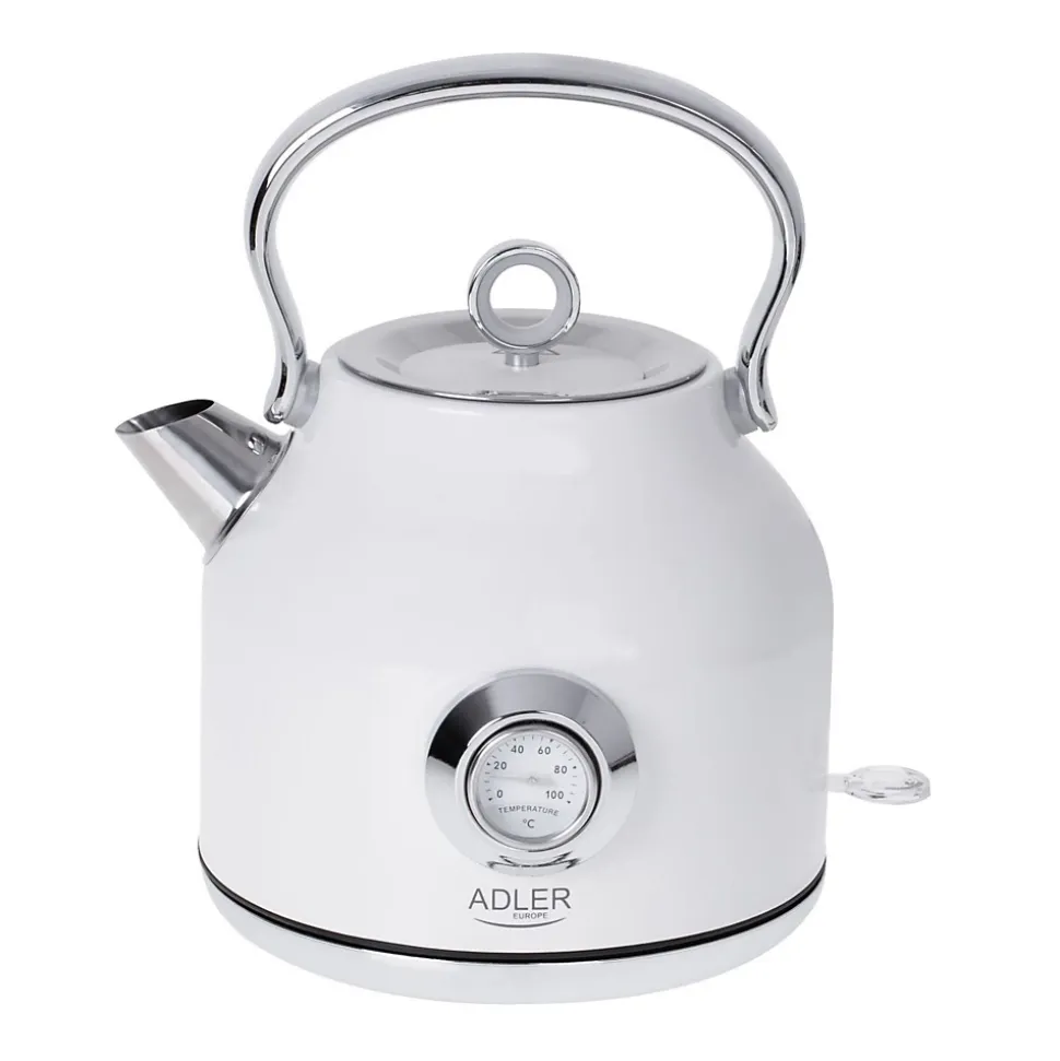 Adler AD 1346 Bouilloire électrique blanc avec thermomètre 1,7L STRIX