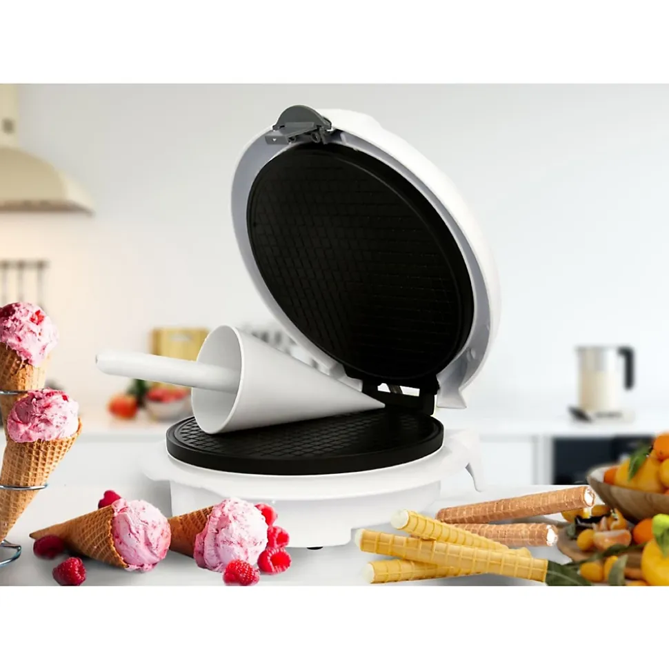 Adler AD 3038 Gaufrier Coloris Blanc