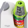 Adler AD 4815 Hachoir électrique Coupe-légumes 5 accessoires Coloris Blanc