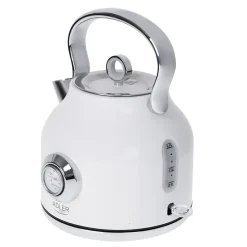 Adler AD 1346B Bouilloire avec thermomètre 1,7 STRIX - Puissance 1850-2200W - Coloris Blanc