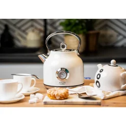 Adler AD 1346B Bouilloire avec thermomètre 1,7 STRIX - Puissance 1850-2200W - Coloris Blanc