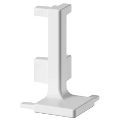 Angle extérieur pour rail de plan de travail blanc Caraway Innovo GoodHome