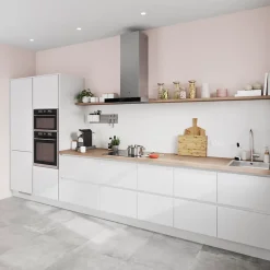 Angle extérieur pour rail de tiroir blanc Caraway Innovo GoodHome