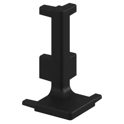 Angle extérieur pour rail de plan de travail noir Caraway Innovo GoodHome