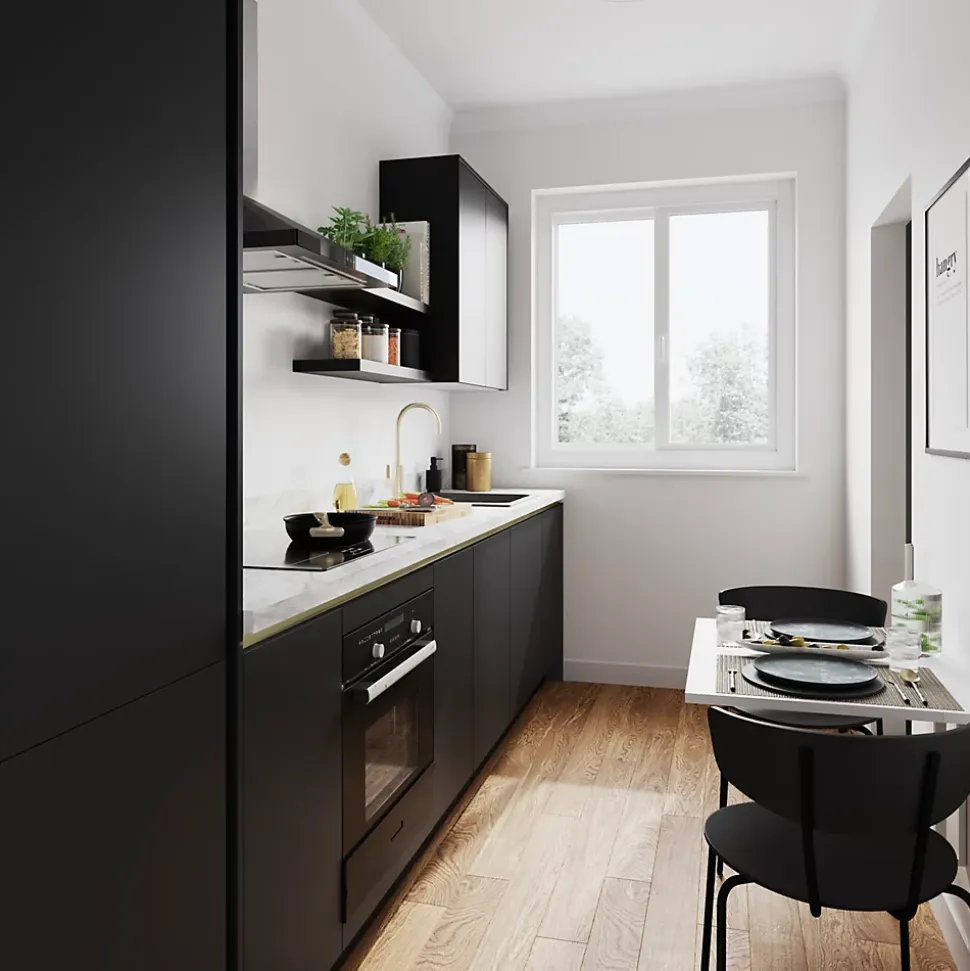 Angle intérieur pour rail de plan de travail laiton Caraway Innovo GoodHome