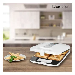 Appareil à croque Monsieur XXL Clatronic ST 3629 Blanc