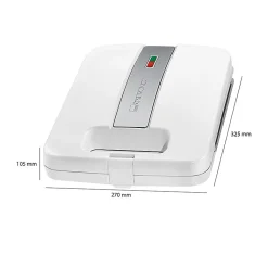 Appareil à croque Monsieur XXL Clatronic ST 3629 Blanc