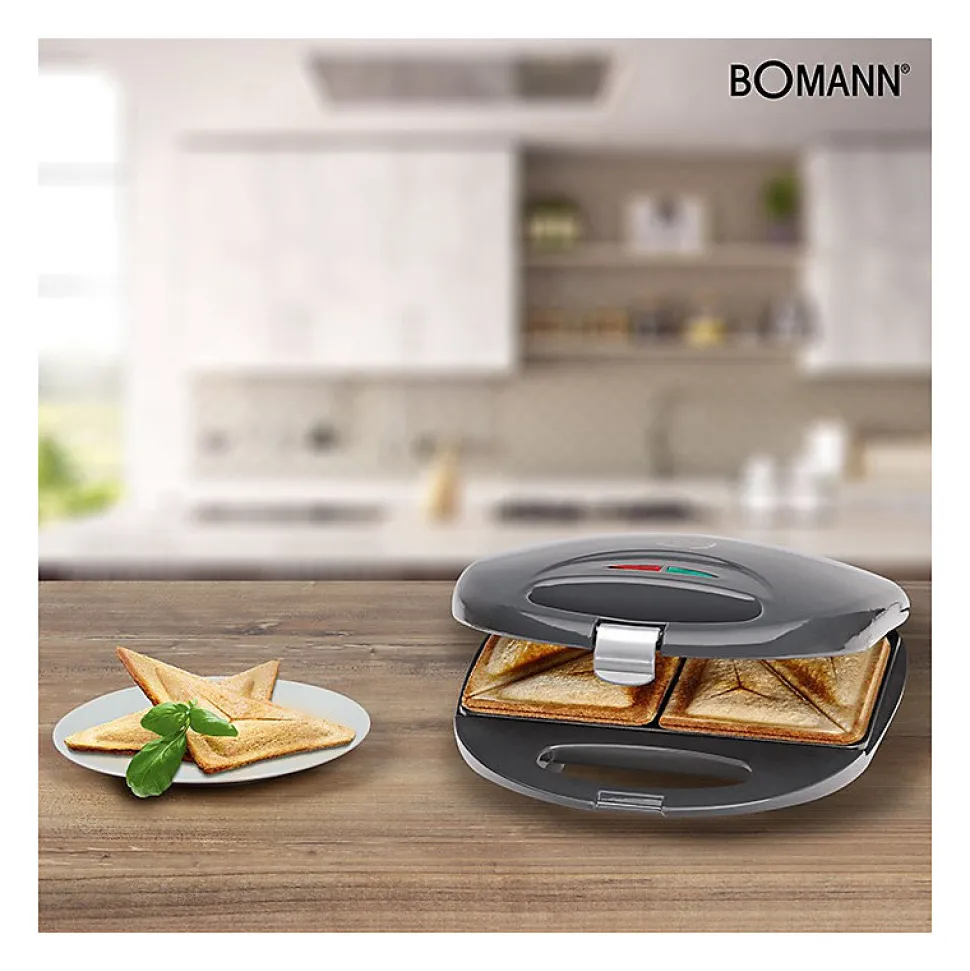 Appareil à croque monsieur Bomann ST 5016 CB Gris