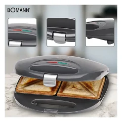 Appareil à croque monsieur Bomann ST 5016 CB Gris