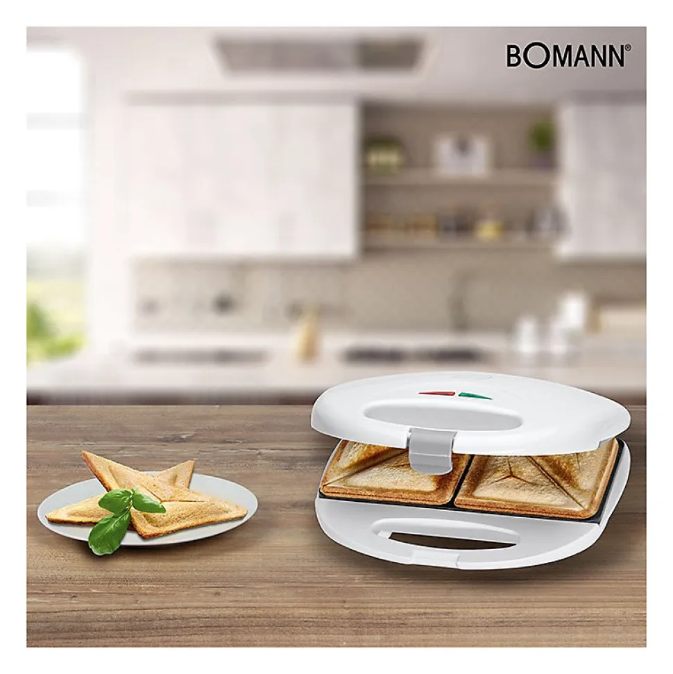 Appareil à croque monsieur Bomann ST 5016 CB Blanc